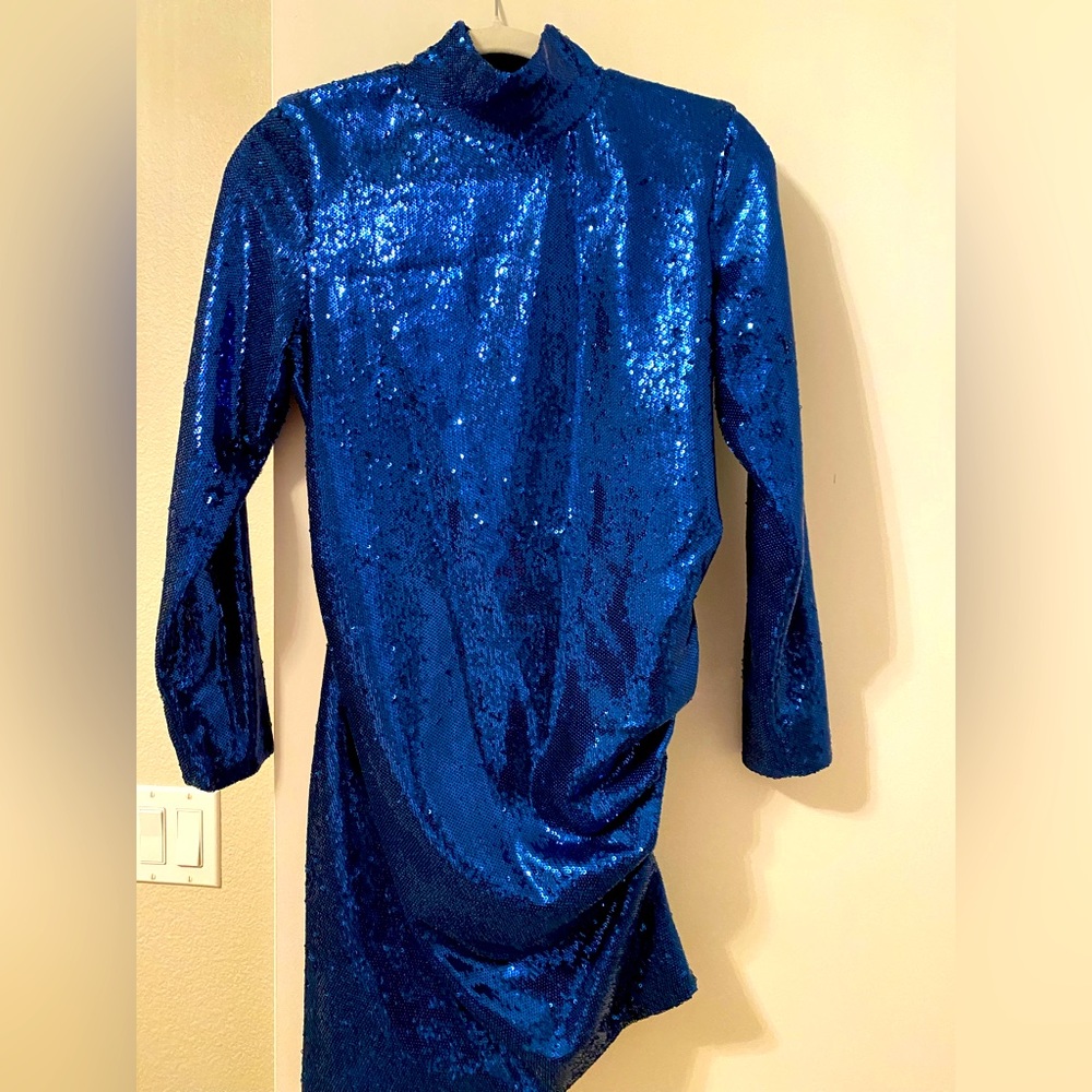 Evening sequin short dress, party dress, bought from YOOX